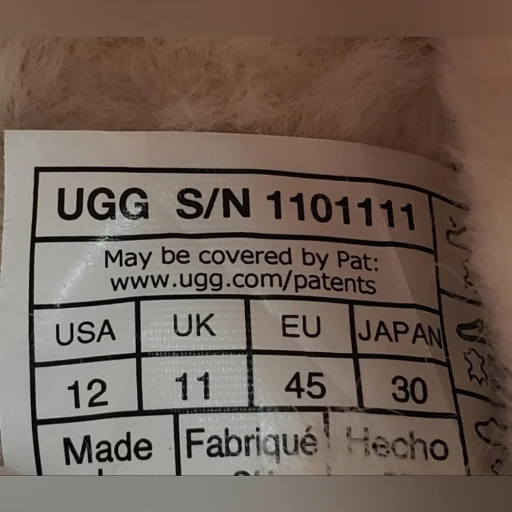 UGG Scuff Shearling-lined 'Black' Mule Slippers Men's Size 12 NIB MSRP $110